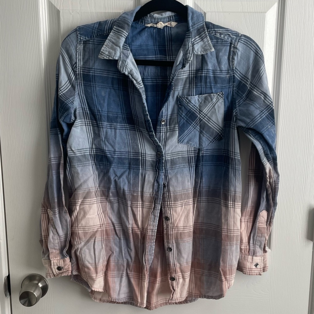 Plaid button up
